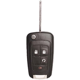 SUPALAND Remote Flip Key Fob Replacement Fits for GMC Terrain 2010-2021 Buick Encore 2014 2015 2016 2017 2018 Chevy Equinox Impala Sonic Keyless Entry Remote Control OHT01060512 V2T01060512 20873622