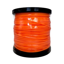 Tri-Clone Kodiak 5 Pound 0.155” x 525’ Heavy-Duty Triangle String Trimmer Line - Commercial Grade Triangle Weed Eater String, Orange