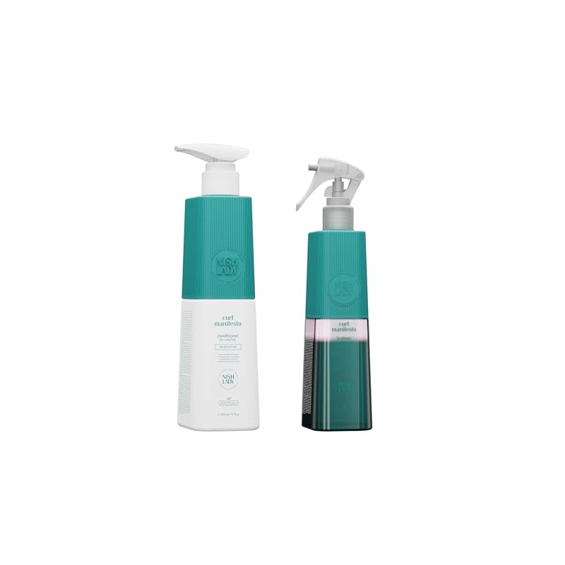 Nishlady Curl Manifesto Conditioner & Bi-Phase Conditioner SET for Curl