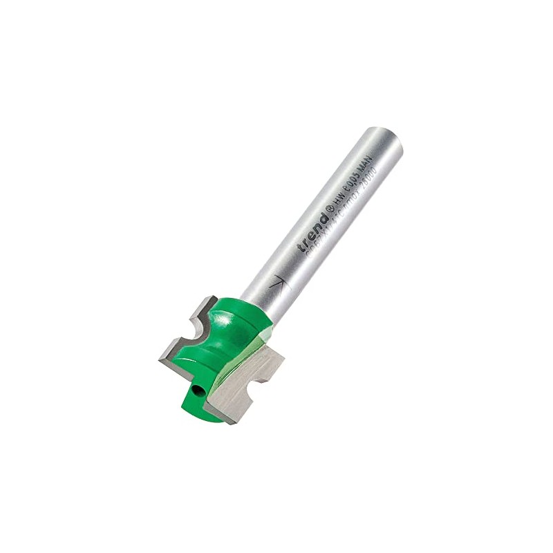 Trend CraftPro Staff Bead Router Cutter, 1/4 Inch Shank, 2mm