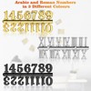 EEEKit 18 Pieces DIY Clock Number, Wall Clock Clock Hands