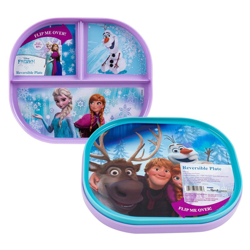 Show-Offs Reversible Character BPA Free Plate - 8 x 7