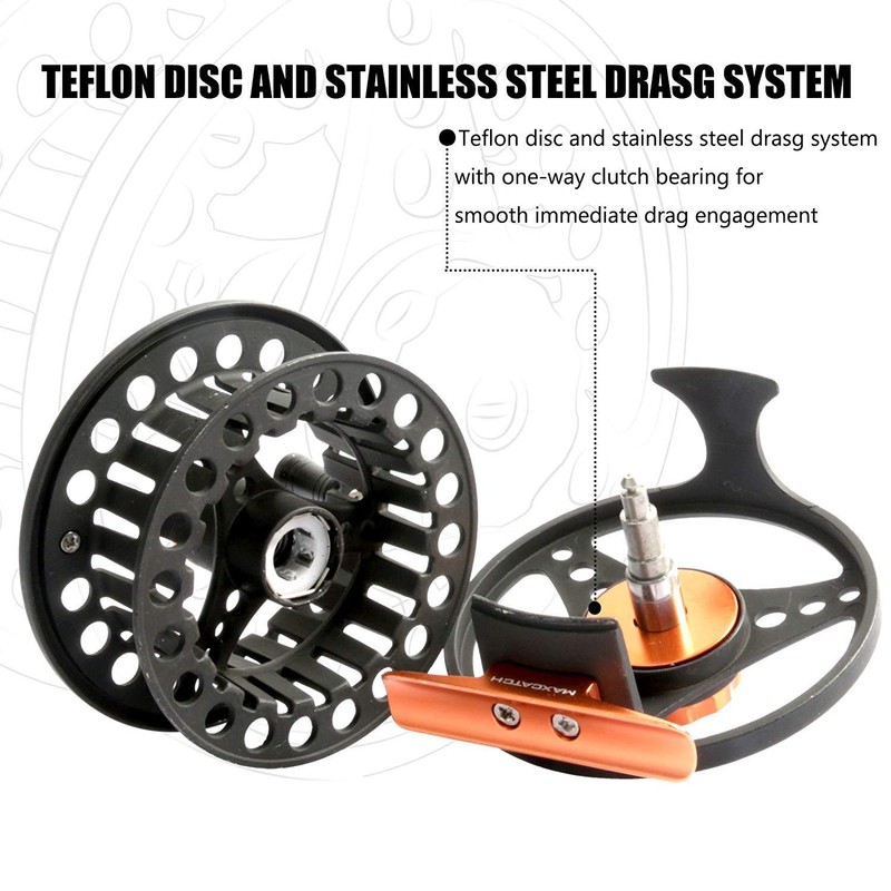 Maxcatch ECO Large Arbor Fly Fishing Reel (3/4wt 5/6wt 7/8wt)