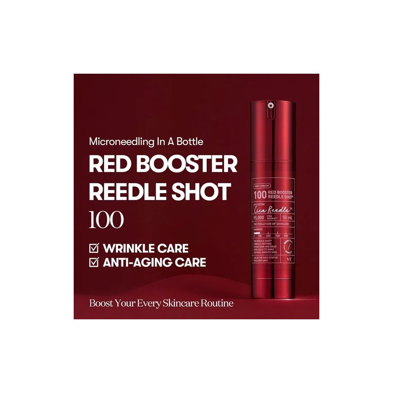 Vt Cosmetics Red Booster Reedle Shot 100- 50 Ml