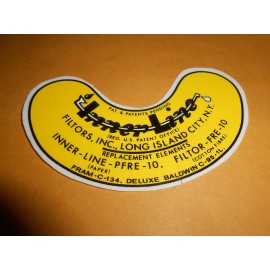 1937-54 Chevy Reproduction Innerline Oil Filter Decal by Jim Osborn