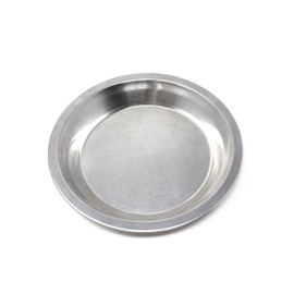 Plato de aluminio de metal de 8 pulgadas, juego de 10