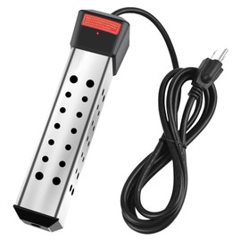 Immersion Water Heater, 2000W Portable Water Heater with 304 Stainless Steel Guard Anti-scalding Water Heater for Pool Bathtub -Heat 5 Gallons Water in Minutes