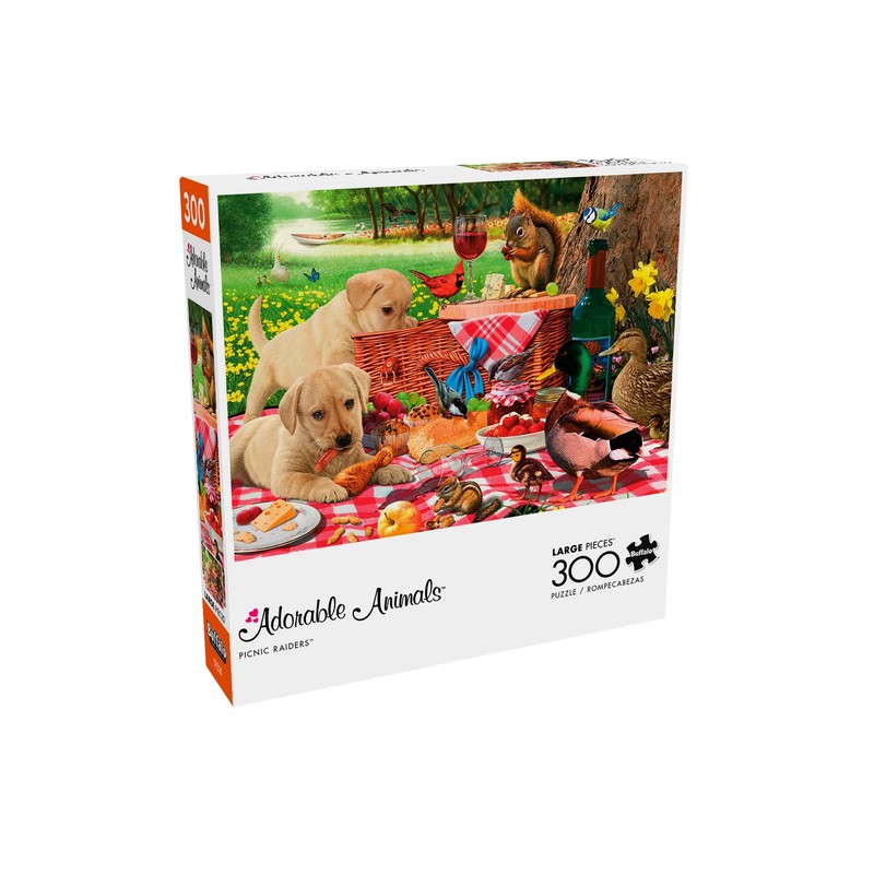 Buffalo Games - Picnic Raiders - 300 Piece Puzzle for