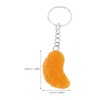 Holibanna Pack of 2 Simulation Fruit Orange Key Fob Artificial