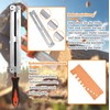 Pack of 7 File for Chainsaw with Handle, File Holder