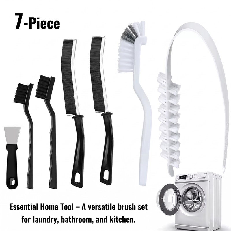Multi-Purpose Cleaning Brush Set for Washing Machines and Home –