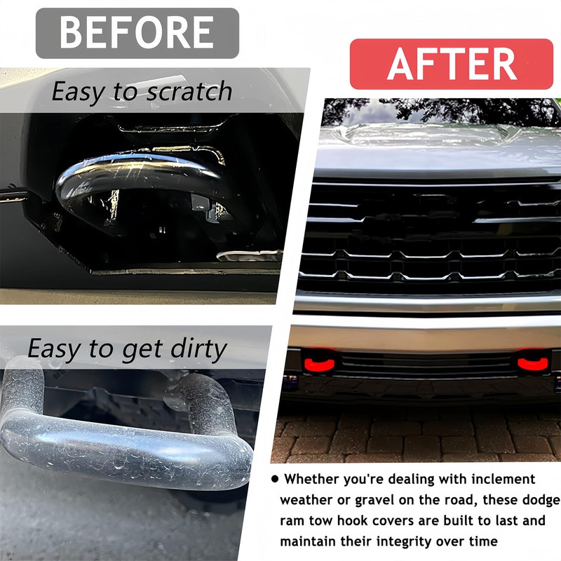 Tow Hooks Covers Fits for Chevy Silverado 1500 2007-2025,Front Tow