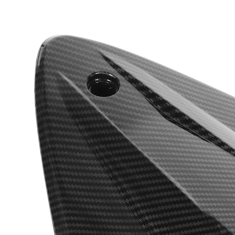 Carbon Fiber Style Motorcycle Passenger Seat Fairing with Mounting Accessory