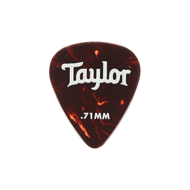 Taylor Celluloid 351 Picks Tortoise Shell 0.71mm 12-Pack