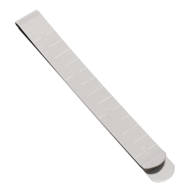 20pcs Stainless Steel Hemming Clips 3 Inch Measurement Ruler Quilting