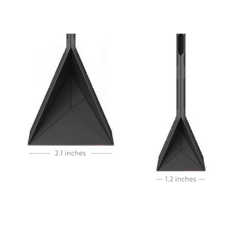 Nicear 2Pcs Flat 3-in-1 Measuring Spoons Spoons with 6 Different
