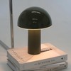Brightech Celia Table Lamp – 10" Touch-Controlled Mushroom Desk Lamp,