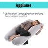 Generisch U-shaped pregnancy pillowcase, side sleeper pillow cover, U-shaped pillowcase,