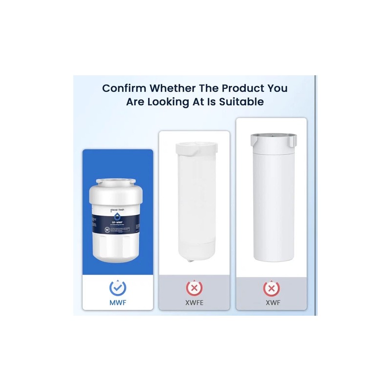 GlacierFresh Glacier Fresh Filter 3-Pack RWF1060 GF-MWF MWFP MWFA GWF