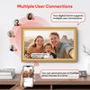 64GB 15.6" Frameo Digital Picture Frame WiFi, Large Electronic Photo