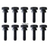 Nylon Thumb Screws, 1/4"-20 Thread (10, Black, 1/2")