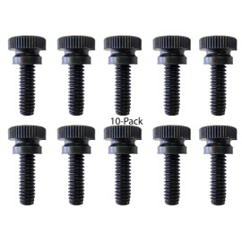 Nylon Thumb Screws, 1/4"-20 Thread (10, Black, 1/2")