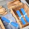 Saintrygo 6 Pieces Anti Tarnish Silver Storage Bags silverware Blue