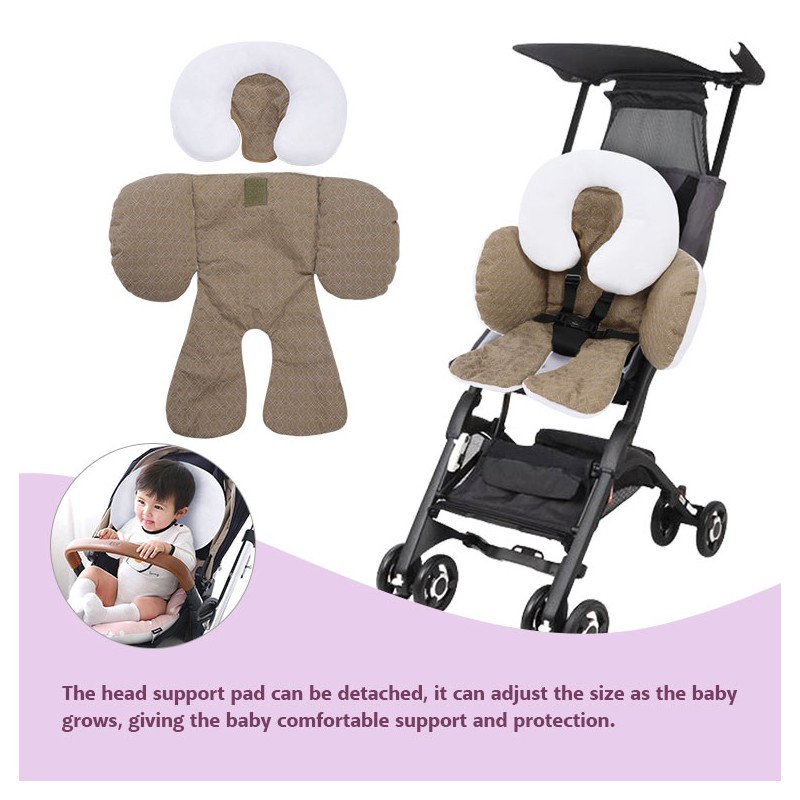 Baby Stroller Protection Pad Stroller Accessories Head Body Double sided