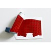 Artisticky Funky Holographic DEFRACTO RED Sticker for Asthma Inhaler (not