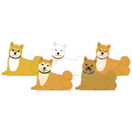 Greeting Life ETN-148 Animal Die Cut Memo Shiba Inu Fushing