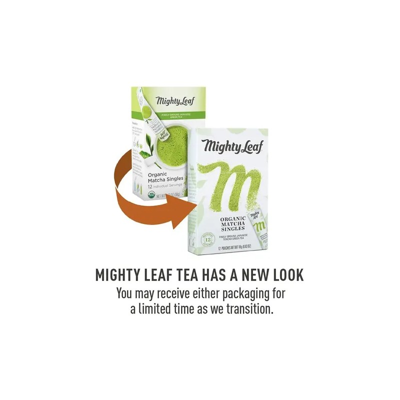 Mighty Leaf Tea, Té Verde Matcha Orgánico En Polvo -
