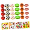 SAFIGLE 90 PCS Multifunctional Erasers Delicate Sports Ball Erasers Portable