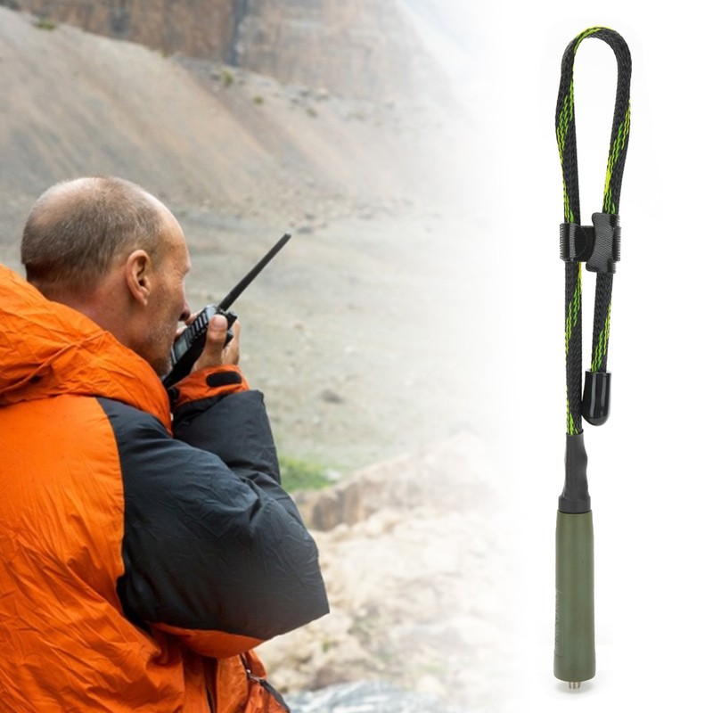 Outdoors Walkie‑Talkie Folding Rule Weaving Camouflage Antenna SMA Female Supplies