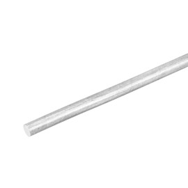 sourcing map 1Pcs Zinc Rod, 99.995% High Purity Solid Zinc Bar 1/4"(6mm) Dia 4"(100mm) Length Zinc Metal Rod Anode Good Conductivity for Scientific Experiment Research DIY Craft