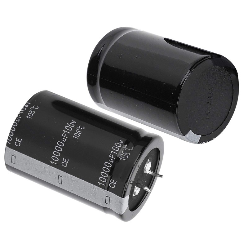 wendeekun 2 Pcs 10000UF 100V Capacitor, Electrolytic Capacitor, High and