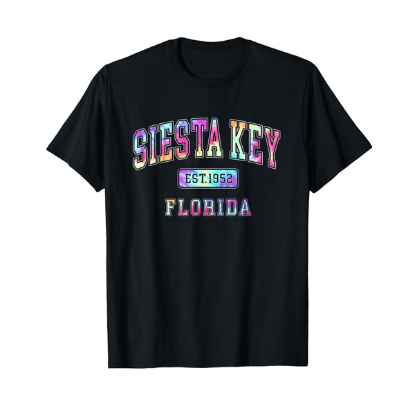 Colorful SIESTA KEY FL 1952 TIE DYE BEACH Beach Vacation