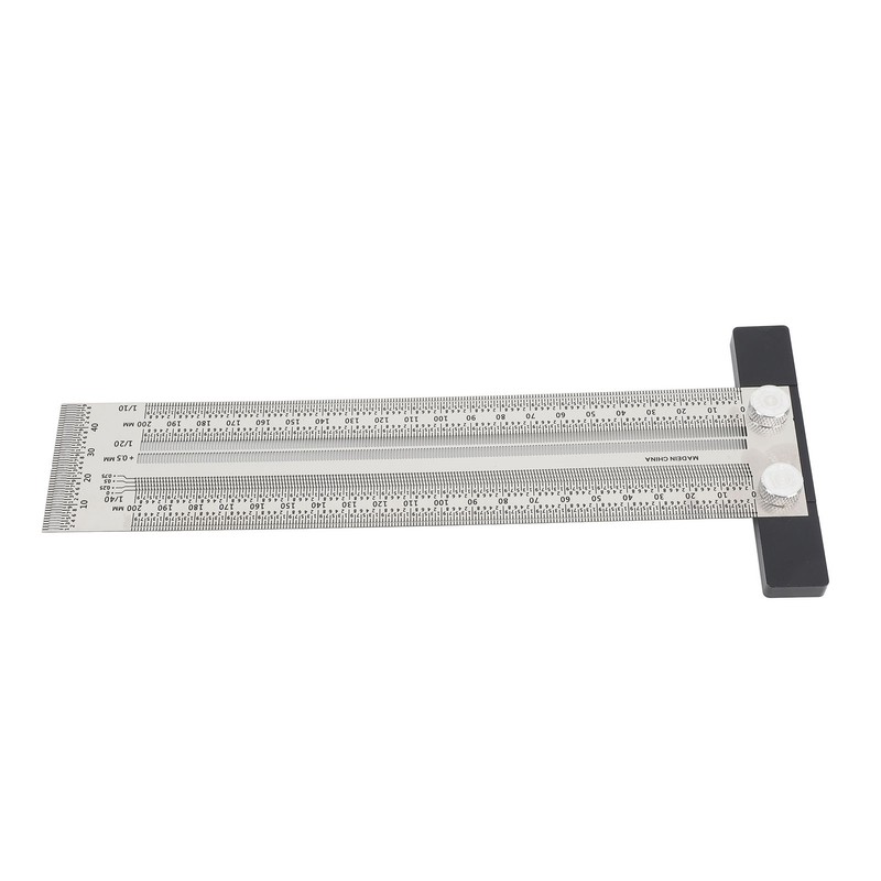 Ultra Accurate Marking T Ruler Stainless Steel Woodworking Scribing T