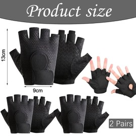 Pddenality 2 Pairs Gym Gloves Women Weight Lifting Gloves Sports Gloves Gym Gloves for Men and Women for Workout Training Ladies Gym Gloves Suitable for Weightlifting Training Pull Ups Cycling