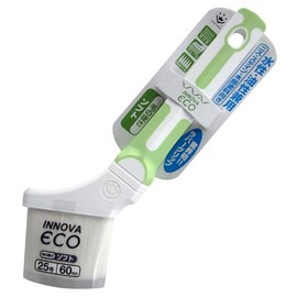 【Box Sale】Handy Crown INNOVA ECO Brush Soft 2.4 inches (60 mm) (No. 25) 6-piece set Water-based and Oil-based Compatible Rubber Grip Wave Fiber Specification Heat-fused Fixing Less Prone to Shedding
