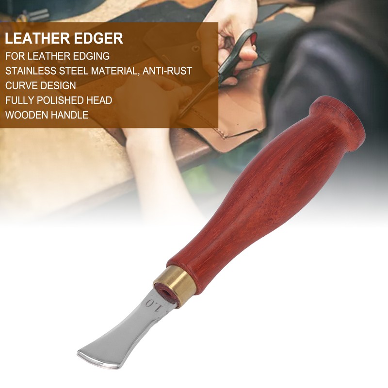 1mm Leather Edger Stainless Steel Rustproof Polished Shallow Notch Leather