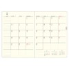 Daigo Notebook 2026 Mill Monthly Block B6 Gray E7761 Starts
