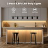 echosari 2 PCS Strip Lights Battery Operated, 9.8Ft 90 LED