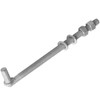 [Pack of 2] 12" J-Bolt Gate Hinges,J Bolt Hinge with