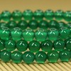 Angelstones Natural A Grade Green Agate Gemstone 6mm Round Beads