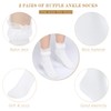 SATINIOR 6 Pairs Ruffle Socks Lace Ruffle Socks Women, white