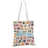 Argentina Shopping Bag Argentina Vacation Gift Argentina Journey Grocery Bag