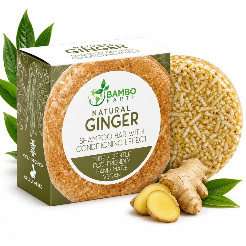 Barra de champú sólido y jabón para el cabello con