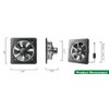12 Inch Window Exhaust Wall Mounted Ventilation Basement Extractor Industrial
