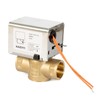 Kazeffi Motorized Zone Valve, 2 way,NPT 1", Normally Closed,2 wire