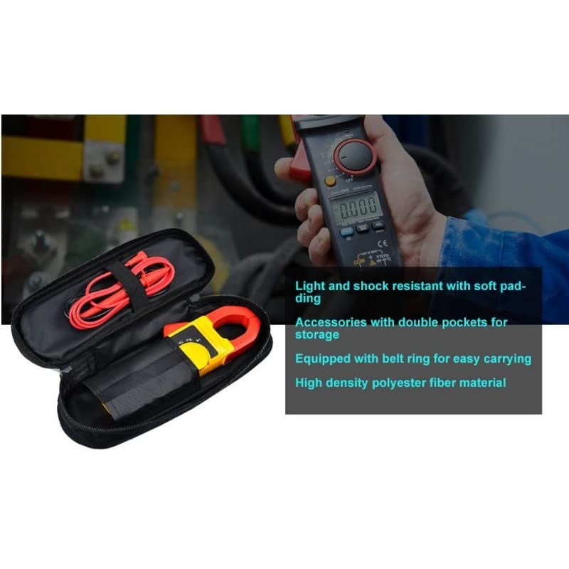 Duble Zip Carry Soft Case Bag for Clamp Meter T5-1000